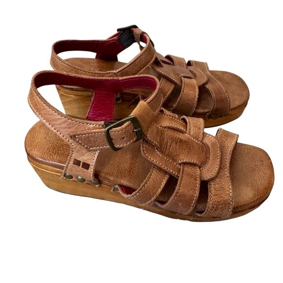 BEDSTU Fabiola Platform Sandal Tan Rustic Size 6 - Picture 8 of 10